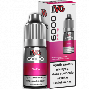 IVG 6000 Nicotine Salt Pink Pop 20mg 10ml