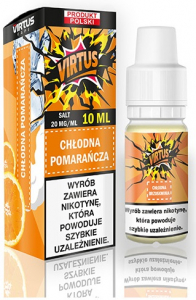 Virtus Salt 10ml 20mg - Chłodna Pomarańcza