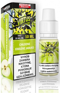 Virtus Salt 10ml 20mg - Chłodne Kwaśne Jabłko