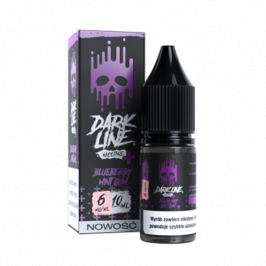 Liquid Dark Line Nicotine+ 10ml Blueberry Mint Gum 6mg