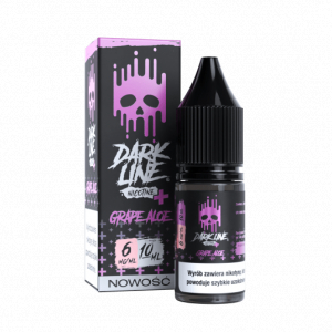 Liquid Dark Line Nicotine+ 10ml Grape Aloe 6mg