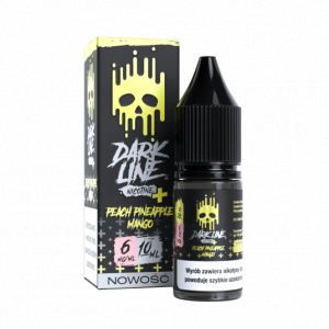 Liquid Dark Line Nicotine+ 10ml Peach Pineapple Mango 6mg